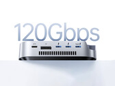 新扩展坞采用 JHL9480 控制器。图：Thunderbolt 5 扩展坞正面图。