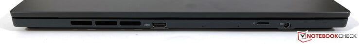背面：HDMI 2.1，微型SD读卡器，电源