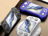 Helegaly 的新游戏掌机可能会推出三种配色。(图片来源：via Retro Handhelds）