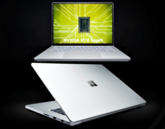 铂金色 Surface Laptop Ultra（另一种颜色名为 Nightfall）。