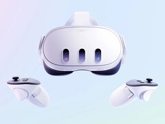 Build 60.0 正在向包括 Quest 3（上图）在内的 Meta VR 头显推出。(图片来源：Meta）