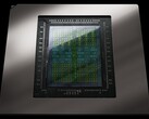 Nvidia RTX GPU 芯片特写，电路和金属外壳裸露在外（图片来源：Nvidia）