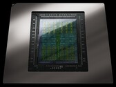 Nvidia RTX GPU 芯片特写，电路和金属外壳裸露在外（图片来源：Nvidia）