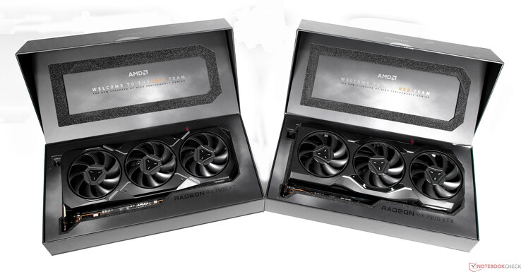 AMD Radeon RX 7900 XTX和AMD Radeon RX 7900 XT