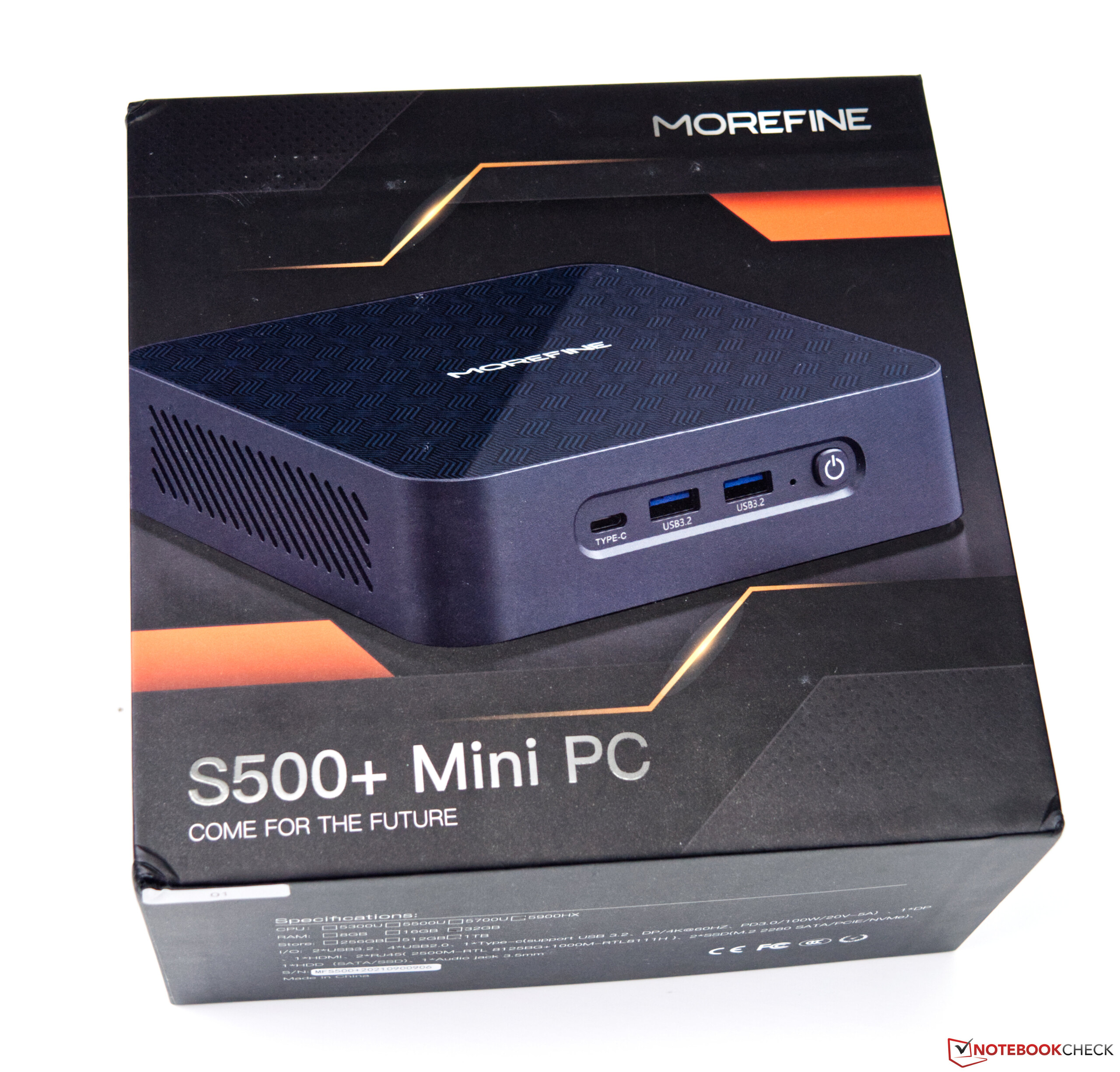 Morefine S500 在审查中 Amd Ryzen 9 5900hx配备32gb内存和1tb Ssd的迷你电脑 Notebookcheck