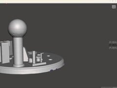 在 MeshMixer 中测量的 Scanbench 球直径