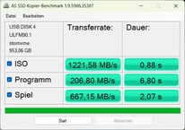 PicoDrive Thunderbolt 4：AS SSD 复制