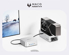 MACO 在中国的起价约为 278 美元。图：配备 eGPU 的迷你 PC。(图片来源：Aoostar - 已编辑）