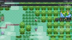 PokeDaisy 正在玩一款带有额外屏幕叠加层的 Pokémon 游戏