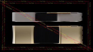 Nvidia Titan Ada冷却器与参考设计对比（图片来自摩尔定律已死）。