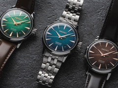 精工Presage Cocktail Time系列型号HCB001J1、HCB002J1和HCB003J1。