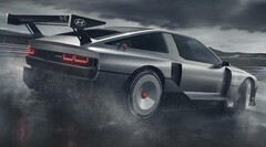 现代汽车公司可能将N Vision 74设想为车轮上的实验室,但社区只是看到了一个有趣的RWD跑车。(图片来源:现代汽车)