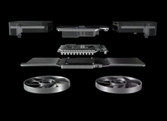 Nvidia RTX 5090 FE 的冷却解决方案(图片来源:Nvidia)