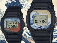 卡西欧 DW-5600KHG24-1JR（左）和 DW-5600KHK24-1JR（右）。(图片来源：@geesgshock on Instagram）