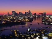 《GTA 6》中“罪恶都市”的一幕。