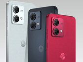 Moto G84 5G 的三种首发颜色。(图片来源：@evleaks）