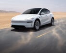 2026 年新款特斯拉 Model Y 采用珍珠白多层镀膜色（图片来源：特斯拉）