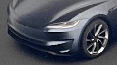 据称是 Model 3 Ludicrous 的前脸（图片：Nint/X）