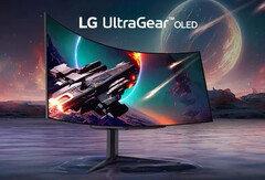 尽管 UltraGear OLED 45GS96QB 的输入/输出有所改进，但其价格与同类产品相当。(图片来源：LG）