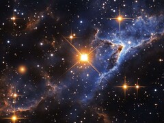 一位艺术家绘制的新星插图。(图片来源：vetrana，Adobe Stock）