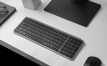 Keychron B2 Pro 太空灰键盘。(图片来源：Keychron）