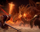 玩家在《艾尔登魔戒：暗夜统治》中与夜魔战斗的截屏（图片来源：SteamDB）