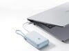 它的容量为 10,000mAh ，可为手机和笔记本电脑充电。