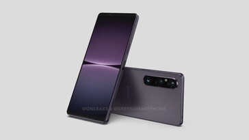 Xperia 1 V（图片来源：GreenSmartphones/@OnLeaks）。