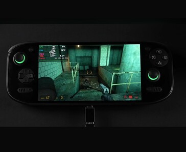 通过 Proton 11 ARM64，使用外接键盘和鼠标运行 Ayn Odin 2 Portal，《半条命 2》达到 124 FPS。