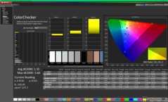 校准后的ColorChecker