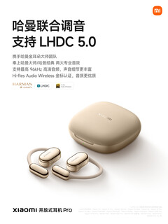 小米将 Pros 称作迄今为止最好的开放式耳机。(来源：小米）