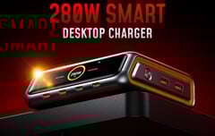 AOHi 280W GaN+ 桌面充电器正在 Kickstarter 上进行众筹。(图片来源:Kickstarter)