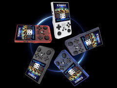 R36 Max 采用 1:1 长宽比显示屏，以区别于同类产品。(图片来源：阿里巴巴）