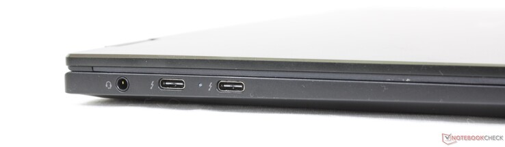 3.5毫米耳机，2个USB-C 4.0第3代，带雷电4 + DisplayPort + Power Delivery