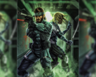 合金装备 2》中的主角雷电取代了《合金装备 1》中的蛇。 图片来源：u/cokeadope via r/MetalGearSolid subreddit)