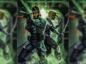 合金装备 2》中的主角雷电取代了《合金装备 1》中的蛇。 图片来源：u/cokeadope via r/MetalGearSolid subreddit)