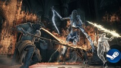黑暗之魂》三部曲在 Steam 上获得了罕见的折扣（图片来源：Grok）