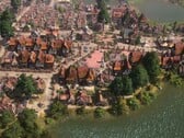 一张展示《Farthest Frontier》中建筑的图片，该游戏目前在 Steam 上享受五折优惠。