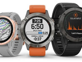 Garmin Fenix 6系列在几天内收到了两个测试版本。(图片来源：Garmin)