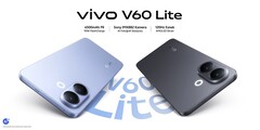vivo V60 Lite 4G 有蓝色和黑色两种配色（图片来源：vivo）