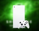 微软在 2024 年的 Xbox 游戏展示会上发布了全数字、全白色的 Xbox X 系列。(图片来源：Xbox/微软，经编辑）