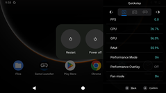 侧边栏显示系统性能和利用率(图片来源:Notebookcheck)