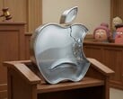 Apple 法庭上的倒霉蛋。(图片来源：人工智能生成）