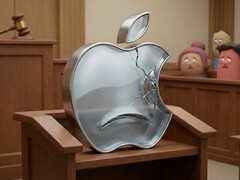 Apple 法庭上的倒霉蛋。(图片来源:人工智能生成)