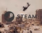 带有 Steam 徽标的《战地 6》发布预告片图片（图片来源：截图，《战地》YouTube，有编辑）