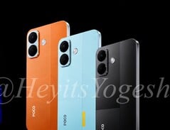 Poco X8 5G 配备了一款色彩鲜艳、具备防水功能的手机壳。