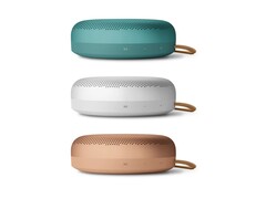 Bang & Olufsen Beosound A1 第三代与上一代产品外观相似。如图：蓝牙扬声器的三种颜色选择。(图片来源：Bang & Olufsen）