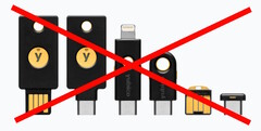 无法修补的 Yubico 双因素身份验证密钥漏洞破坏了大多数 Yubikey 5、Security Key 和 YubiHSM 2FA 设备的安全性。(图片来源:Yubico)