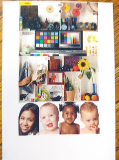 Inkwon Tag - 粘性照片打印样本。