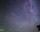 英仙座流星雨在中国上空的图像（图片来源：Xiang Zhan 和北京天文馆）